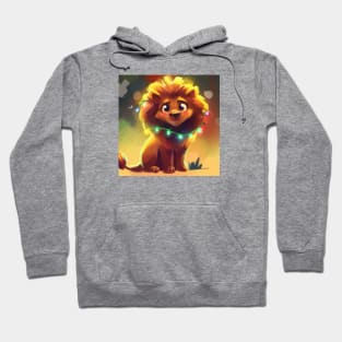 Cute Lion Drawing Hoodie